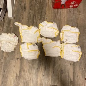 6 Workhorse Cloth-eez all in one cloth diapers + 1 Goodmama
